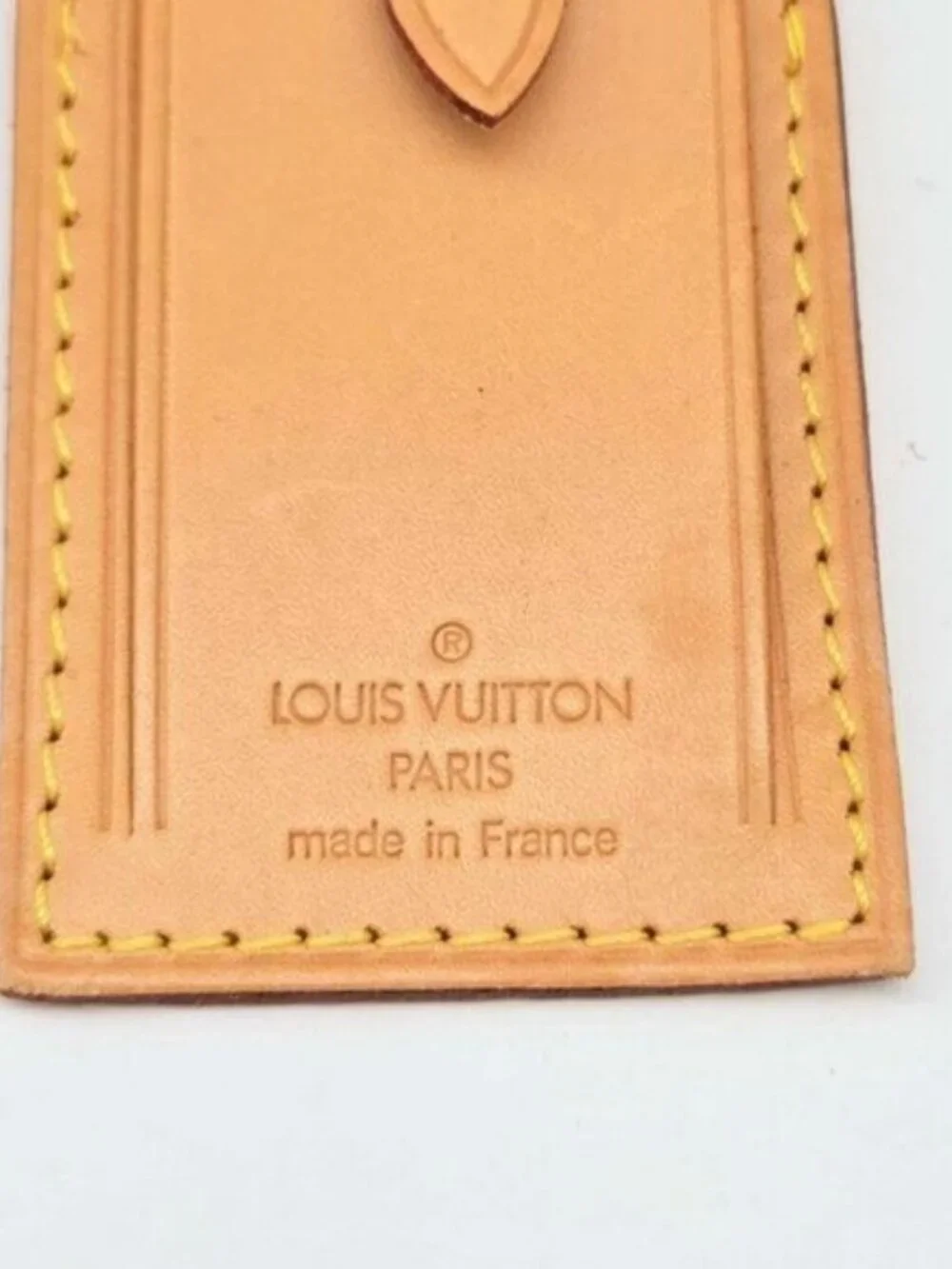 Authentic Louis Vuitton Travel & Decoration Bag Tag 122425